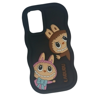 Coque LABUBU pour samsung Galaxy A13 Noir