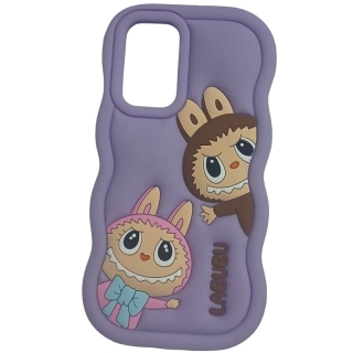 Coque LABUBU pour samsung Galaxy A13 Violet