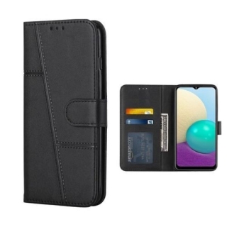 Etui Portefeuille pour Samsung Galaxy A16 Avec Rabat Magnétique Noir