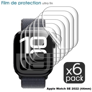 6 Films de Protection D'écran pour Apple Watch SE 2022 (44mm)