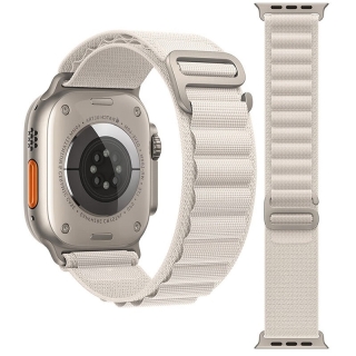 Bracelet Alpin Loop pour Apple Watch Ultra 42 & 44 & 45 & 49mm - Blanc