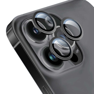 3 Protecteurs de Camera pour iPhone 13 Pro Max & iPhone 13 Pro - Noir