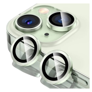 2 Protecteurs de Camera pour iPhone 15 - Vert
