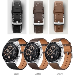 Bracelet universel 22 mm HOCO pour montre connectée - Véritable Cuir