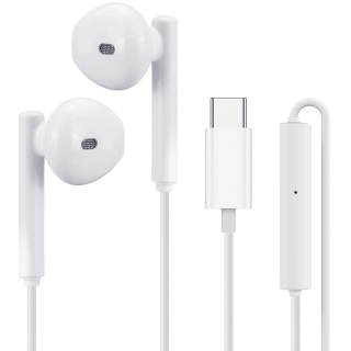Écouteurs Filaire Type-C avec microphone JROSE - Audio haute résolution