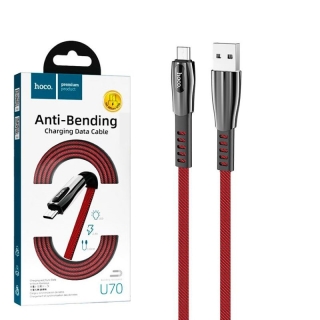 Câble de charge Micro USB Hoco U70 - Rouge