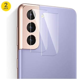 2 protecteurs de caméra pour Samsung Galaxy S21, 0.2 mm d'épaisseur, avec outil d'alignement