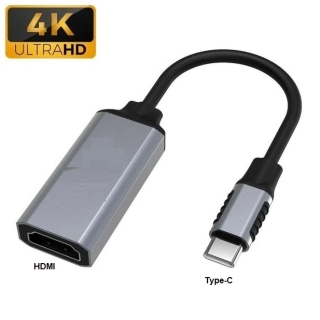 Adaptateur USB-C vers HDMI 4K Ultra HD AIRSKY pour MacBook Pro/Mini/Air, XPS, Yoga, EliteBook, Chromebook