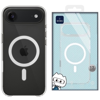 Coque pour iPhone 17 Air WIWU Coque Rigide Transparente Invisible compatible MagSafe