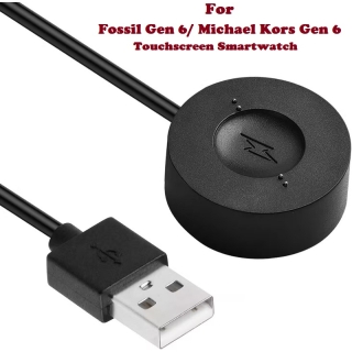 Chargeur Compatible Fossil Gen 6 & Michael Kors Gen 6 – Modèles FTW0006 / MKT0003 (Montre Connectée à Écran Tactile)