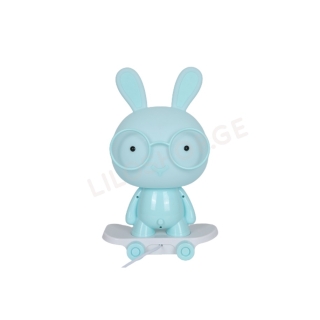 Lampe pour enfants lapin Bleu- Veilleuse