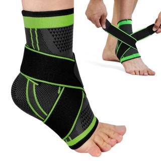Chevillière de compression pour homme et femme avec 2 sangles - Taille unique