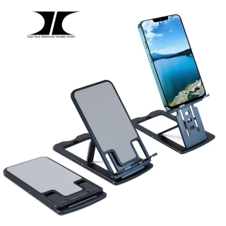Support pour téléphone portable réglable compatible avec tous les téléphones et tablettes -Noir