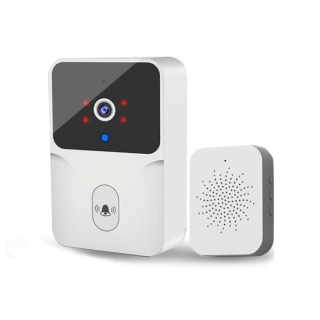 Sonnette vidéo WiFi bidirectionnelle avec caméra de vision nocturne avec Application TUYA