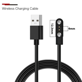 Câble de Charge Magnétique 2 PIN 4mm pour Montre connectée