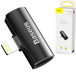 Adaptateur pour iPhone Baseus L46 avec1 Port Lightning mâle vers 2 Ports Lightning femelle