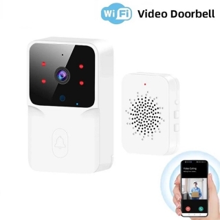 Sonnette vidéo WiFi bidirectionnelle avec caméra de vision nocturne