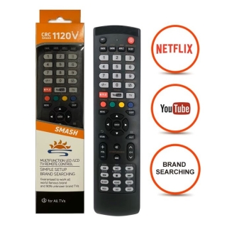 Télécommande Universelle CRC 1120V pour Téléviseur LED & LCD