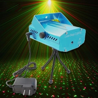 Mini projecteur laser rouge et vert, idéal pour les DJ, les fêtes et les animations de soirées