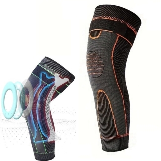 Genouillère de compression respirante professionnelle - Jambe Complète - Unisexe