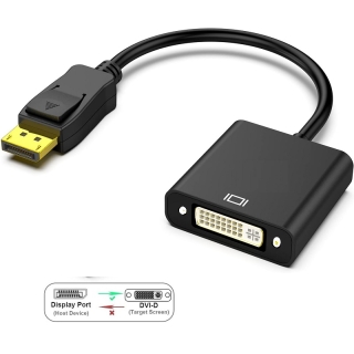 Adaptateur Convertisseur DisplayPort vers DVI (mâle vers Femelle)