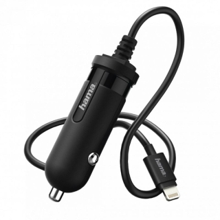 Chargeur de voiture Lightning pour iPhone 12W, 2.4A HAMA 00178303