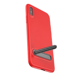 Coque Silicone pour iphone XS Max avec support intégré