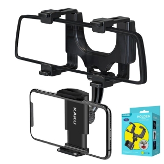 Support de téléphone pour rétroviseur de voiture réglable KAKUSIGA GPS Rotation à 360°