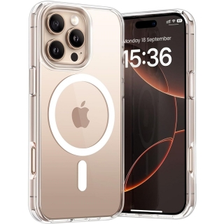 Coque Magnétique Transparente pour iPhone 14 Compatible MagSafe
