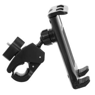 Support de vélo d'exercice, Tapis de course, Poussette & Moto pour Téléphone & Tablette de 4.7 à 12.9"