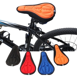 Housse de selle de vélo avec cordon de serrage - Grand coussin confortable rembourré en gel