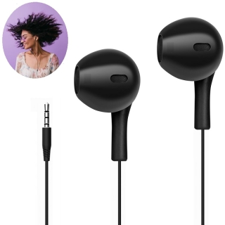 Ecouteur Filaire 3.5mm Stéréo Avec Microphone