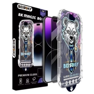 Verre trempé pour iPhone 13 Pro Max & iPhone 14 Plus BEISOKY 8K Magic Box