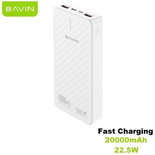 Power Bank 20.000 mAh / 22.5W BAVIN PC1191 Charge rapide, Fiabilité & Puissance