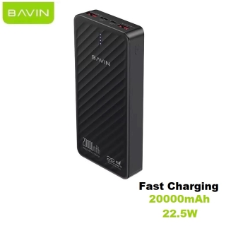 Power Bank 20.000 mAh / 22.5W BAVIN PC1191 Charge rapide, Fiabilité & Puissance
