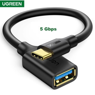 Adaptateur OTG Type-C Vers USB 3.0 5Gbps, pour Apple MacBook; iPhone 17/16/15 séries, Samsung etc...