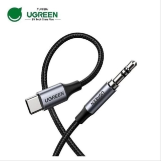 câble adaptateur USB-C Male vers jack 3.5mm UGREEN AV143 pour Xiaomi, Huawei et One Plus