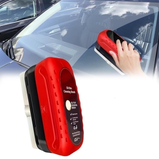 Brosse nettoyante pour film oléophobe sur pare-brise et vitres de voiture (120 ml)