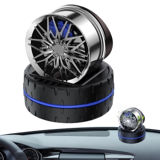 Diffuseur de parfum pour voiture avec rotation automatique à énergie solaire