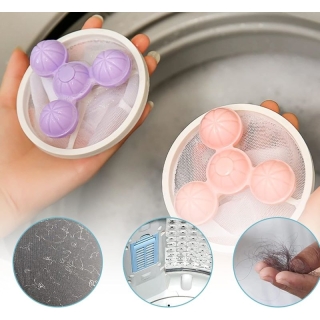 Filtre à cheveux flottant réutilisable pour machine à laver
