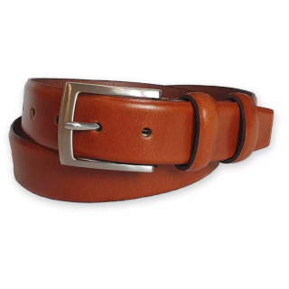 Ceinture Classique cuir homme marron Bergame