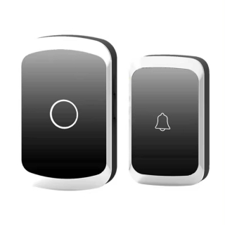 Sonnette De Porte Sans Fil Avec Bouton Tactile