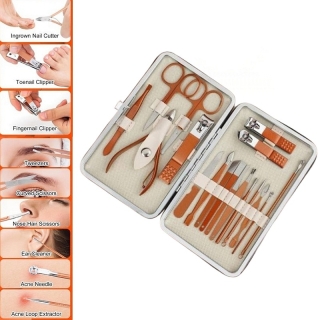Ensemble Professionnel De Manucure Et Pédicure 18 Pièces Multifonctions