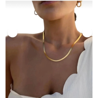 Collier Chaine Souple en Plaqué Or