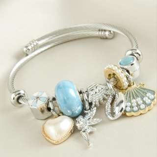 Bracelet Authentique en Stainless Steel Pandora Fée de Bonheur - Argent