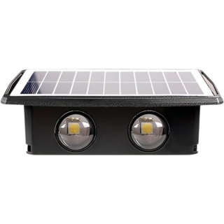 Appliques LED Solaires 2 LEDs Étanches avec Détecteur
