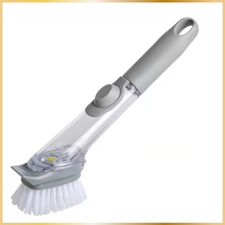 Brosse Lave-Pot Hydraulique avec Distributeur de Savon
