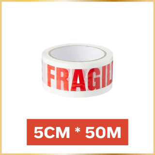 Ruban Adhésif FRAGILE PP 5 cm x 50 m – Résistant