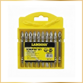 LAMBOSS Coffret 10 Embouts Tournevis S2 65mm
