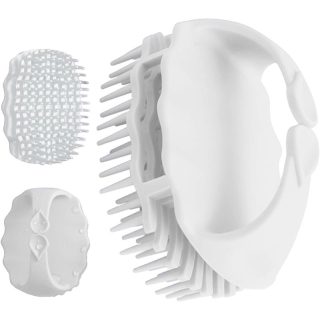 Peigne De Massage De Cuir Chevelu Blanc